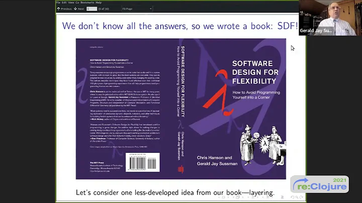 Gerald Jay Sussman keynote and discussion - reCloj...