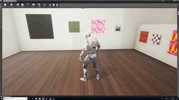 Unreal Engine Practice - Art Gallery Set Up
