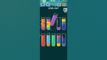 Water Color Sort Level 5147 WalkThrough Solution