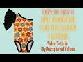 How to Sew a One Shoulder Flutter Sleeve Leotard by Recaptured Values