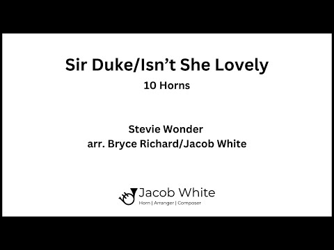 Sir Duke/Isn't She Lovely - Stevie Wonder