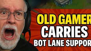 League of Legends Ranked Solo Queue 2025 Gameplay Old Gamer Carries Bot Lane as Support! |