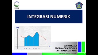 8. Integrasi Numerik