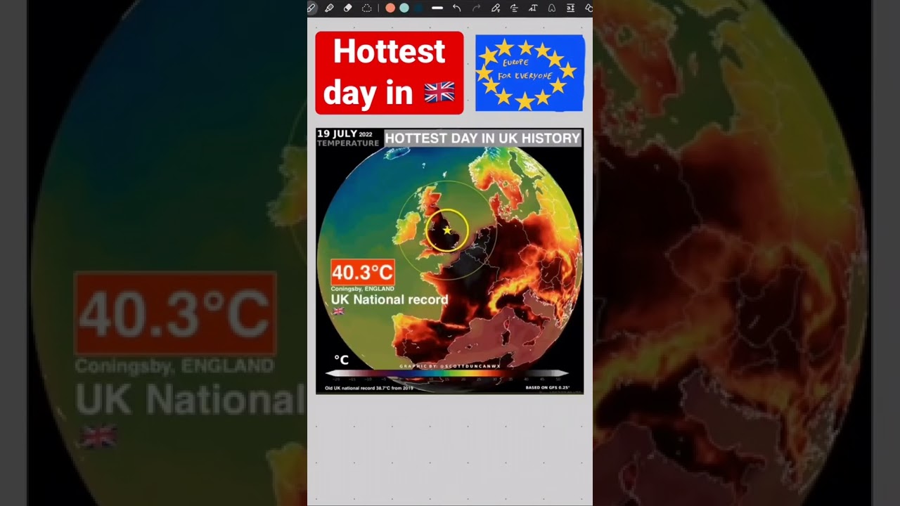 🇬🇧🌡 Hottest day in UK history 