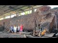 Super giant trembesi wood owned by artist❗trembesi table board processing process | DIY Project