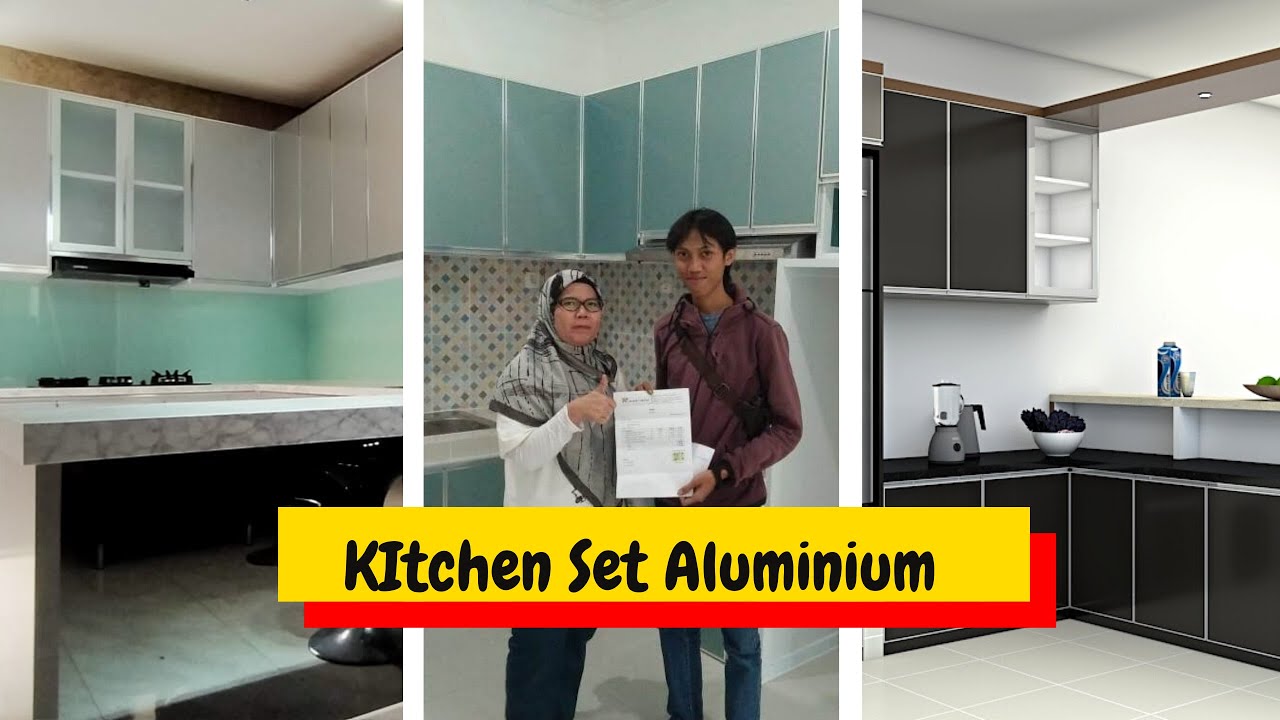 Jasa Kitchen Set Aluminium  Harga  Per  meter  082298595552 