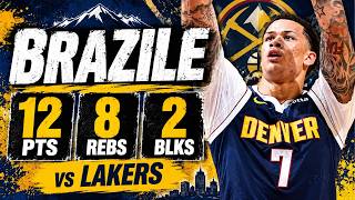 Trevon Brazile 12 pts 8 rebs 2 blks vs Lakers 2026 Preseason