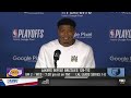 Rui Hachimura Postgame Interview | Los Angeles Lakers dominate Memphis Grizzlies 128-112