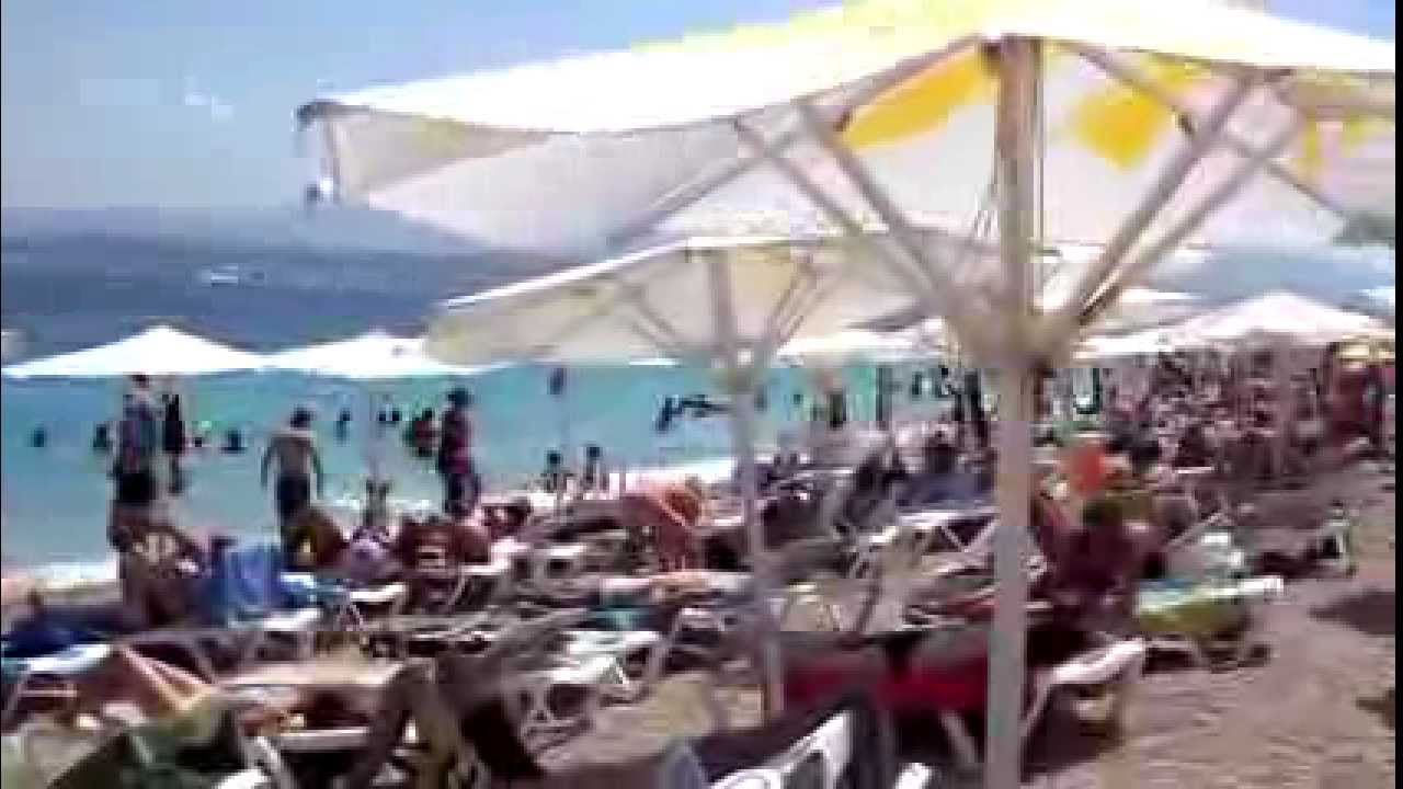 Croatia Brač isl., Bol Beach - Хорватия о.Брач, пляж Бол