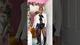 Its Backhm Sequined Bow Jacket Christmas Party Outfit