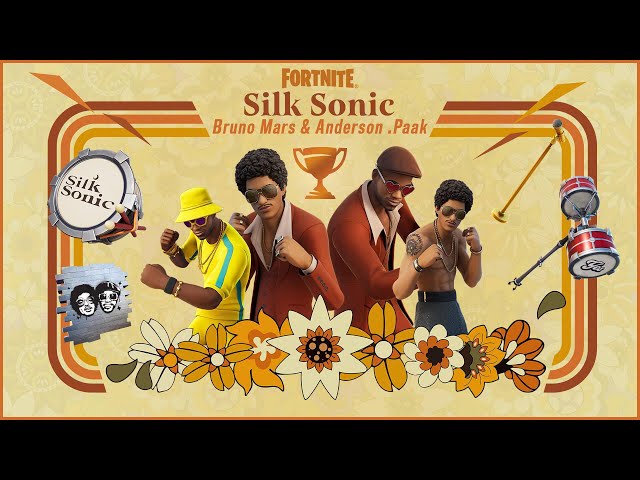 A Série Ícones do Fortnite Dá Boas-Vindas ao Duo Silk Sonic, de Bruno Mars  e Anderson .Paak!