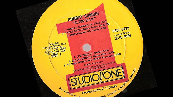 Alton ellis  -- Sunday Comming --  full album stud...