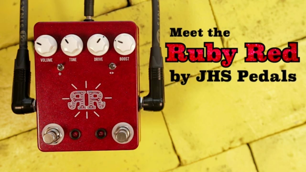 新品JHS Pedals エフェクター OD Ruby Red 【国内正規品】