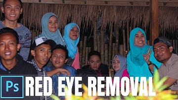 Photoshop Tutorials - How to remove red eye using Camera RAW Filter
