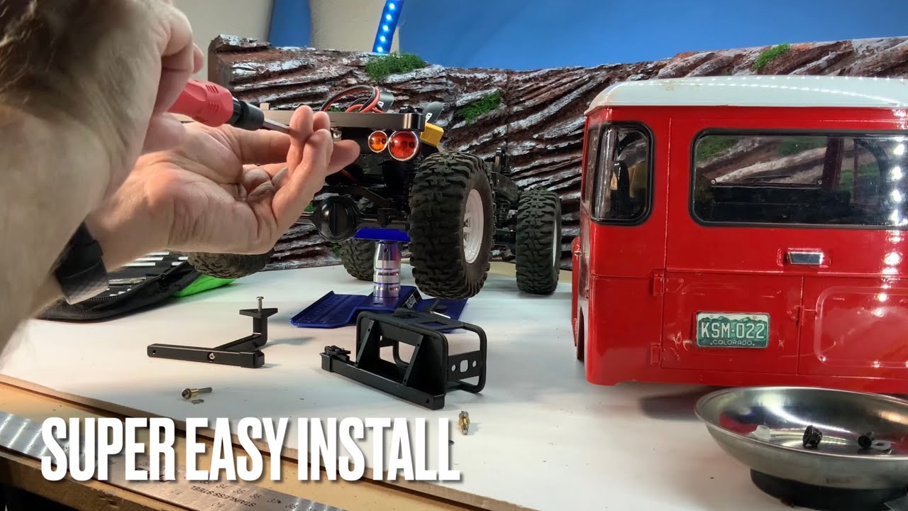 SPARE TIRE CARRIER FOR RC4WD G ll CRUISER FJ40