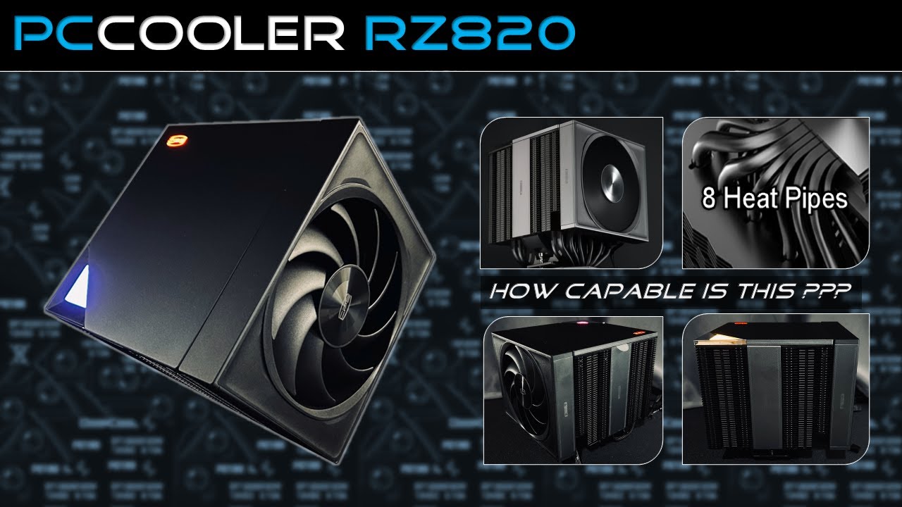 PCCooler RZ820 - YouTube