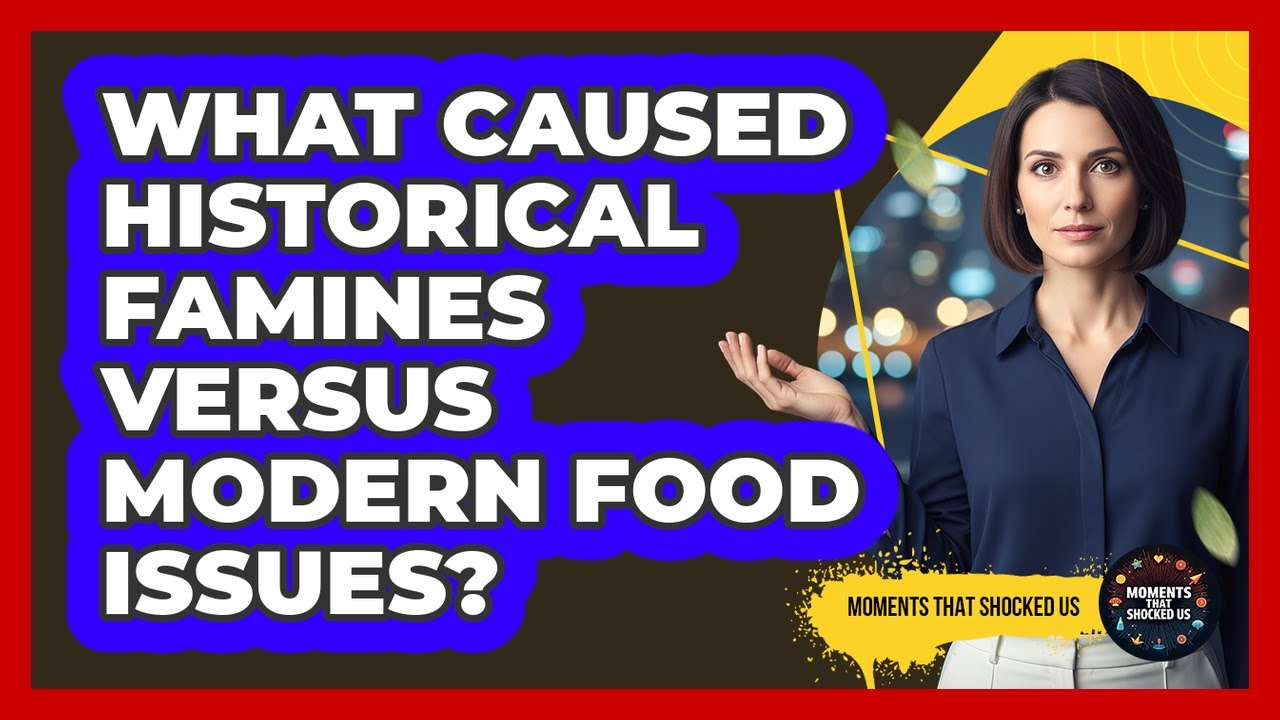 What Caused Historical Famines Versus Modern Food Issues?