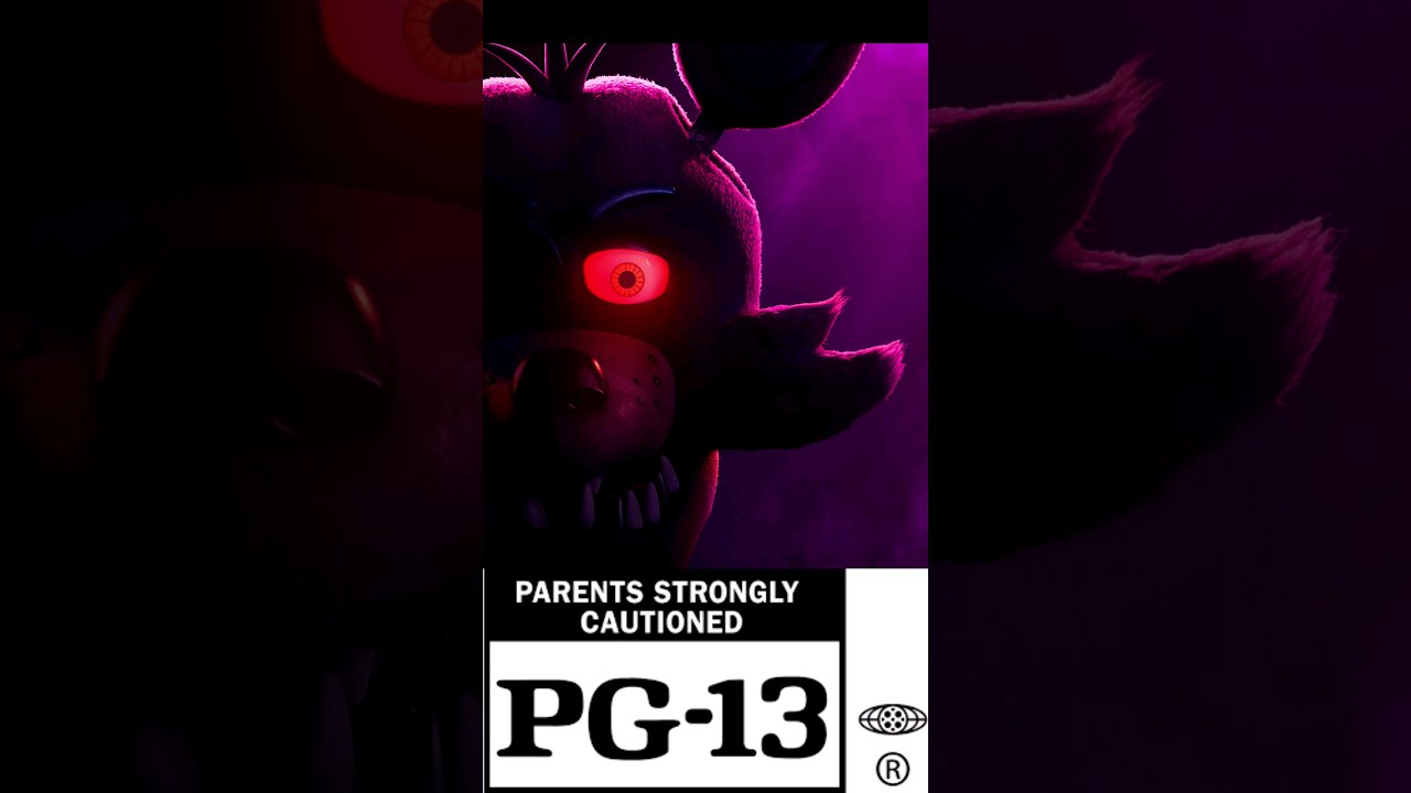 FNAF Movie officially rated PG-13 