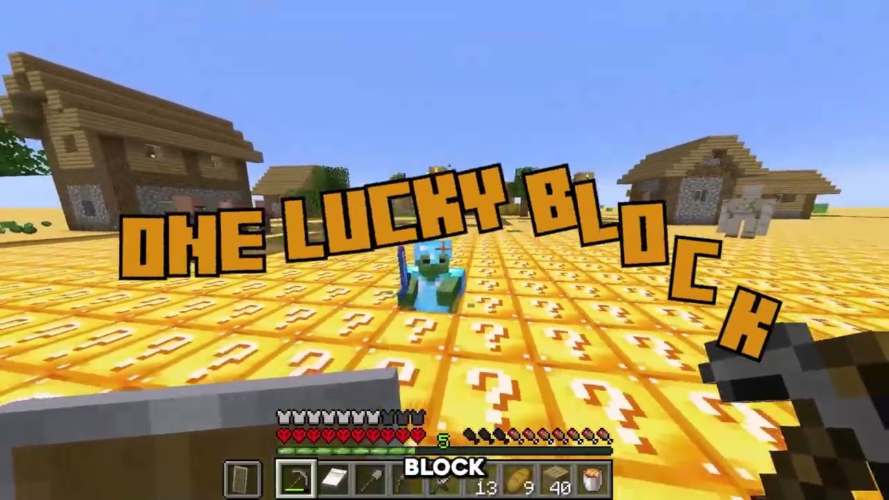 100 days lucky block challenge