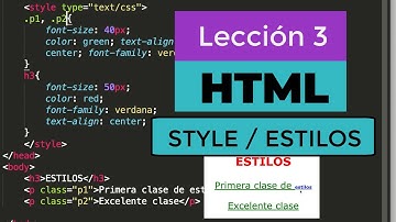 3. Tutorial de estilos | Fundamentos de CSS | Aprende HTML y CSS | Tutorial HTML | Lección 3