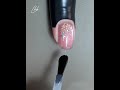 Cute Nude Pink Glitter Meteor Nail Tutorial | Sweet Design