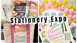 PAPER WORLD STATIONERY EXPO | ANAHEIM CALIFORNIA | PLANNER & STICKER HAUL AND MY EXPERIENCE.