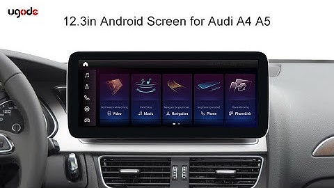 How to 12.3" Android Display work on Audi A4 A5 Q5 With Apple CarPlay