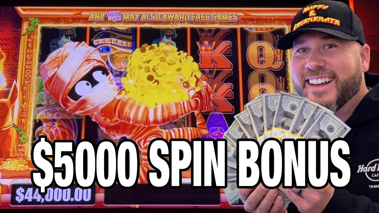 WE WON A MASSIVE JACKPOT WITH A $5000 SPIN