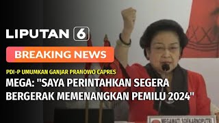 Ganjar Pranowo Resmi Jadi Capres PDI-P. Inilah Perintah Megawati  Untuk Jajaran Partai