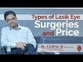 Types of Lasik Eye Surgeries and Price # Malayalam Health Tips # Dr.Gopal R