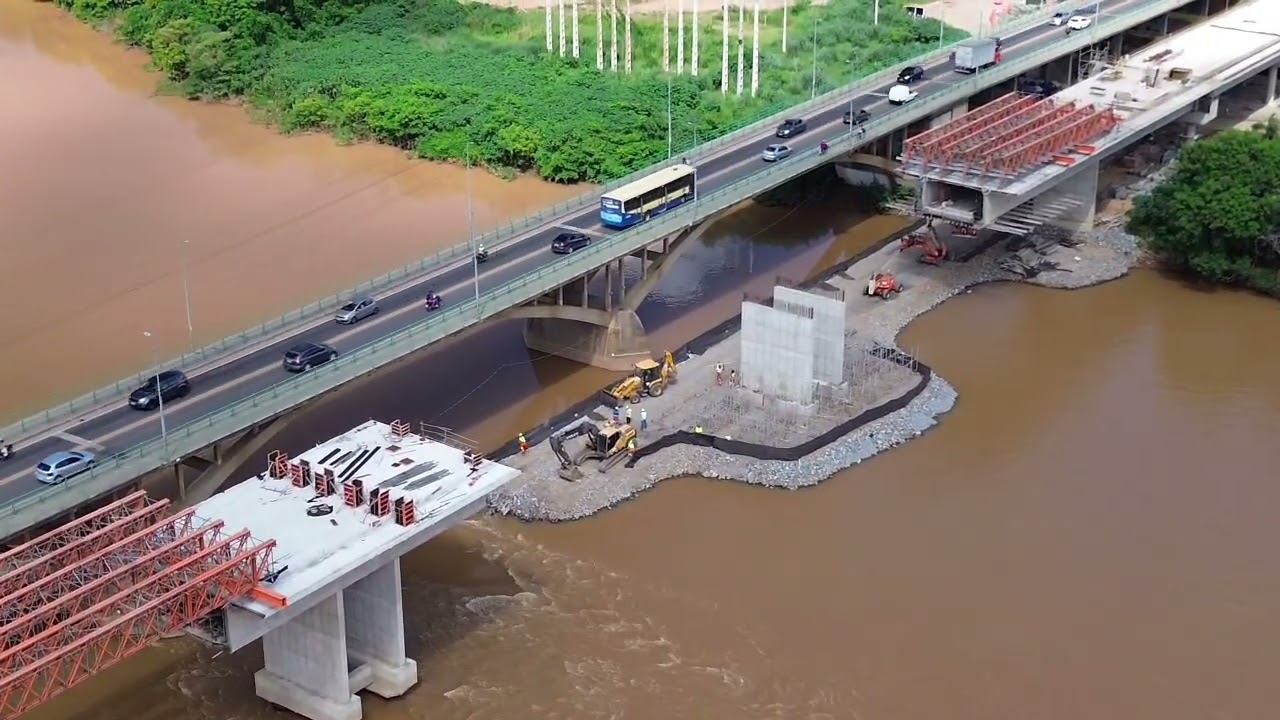 Dia 09/03/2026 Como está a construção da ponte do São Raimundo
