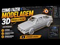 Como Começar na Modelagem 3D de Carros no Blender | Passo a Passo para Iniciantes