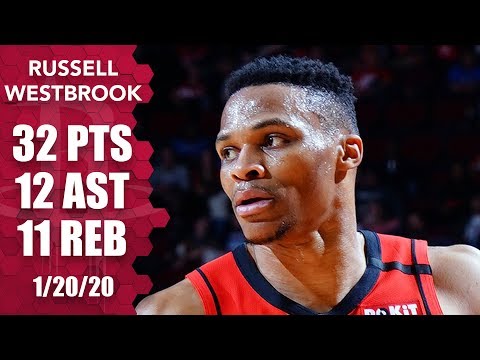 Russell Westbrook’s triple-double vs. Thunder gives him one vs. every team | 2019-20 NBA Highlights