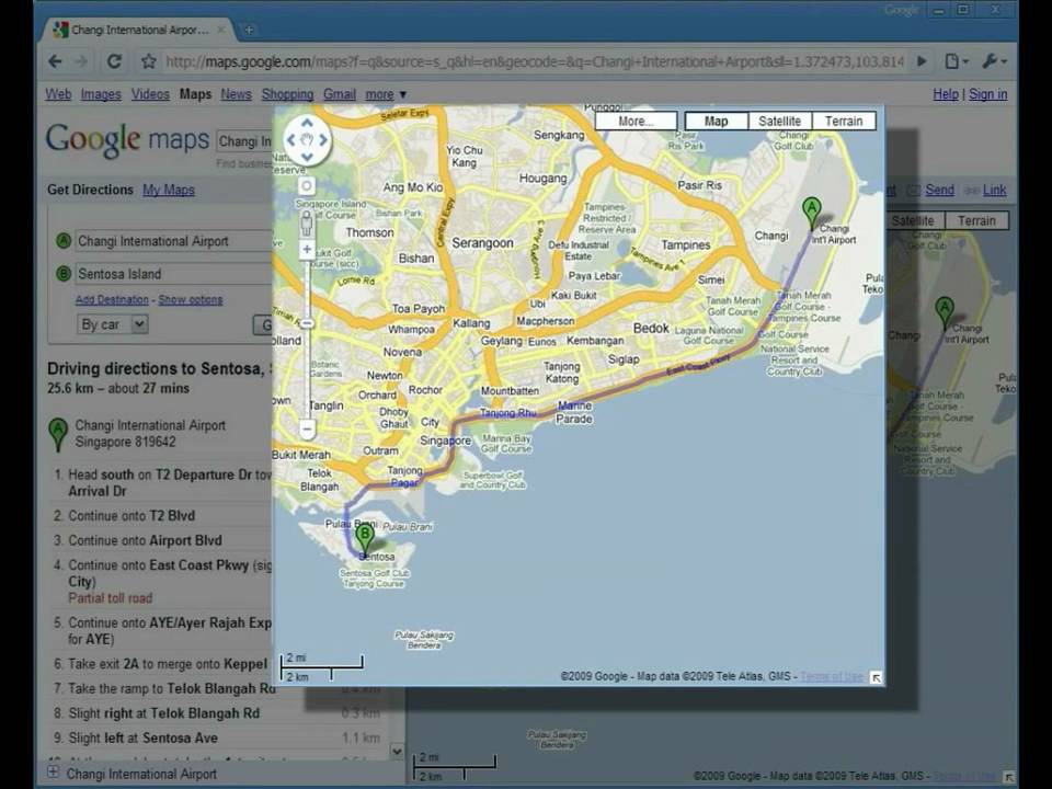 Introduction To Google Maps Singapore