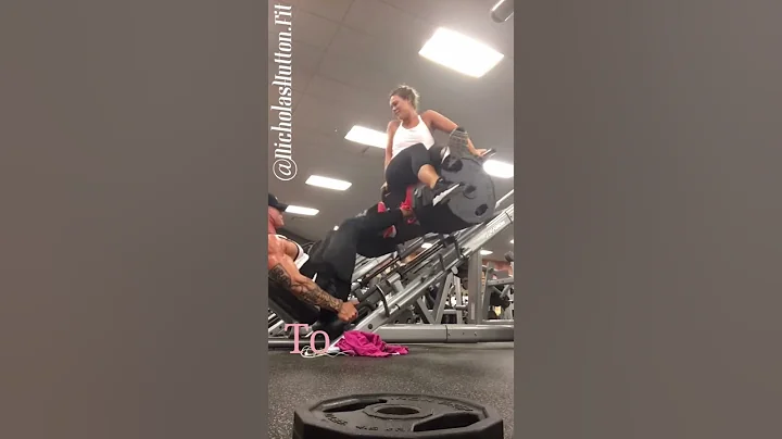 Nicholas Hutton - Leg Sled 20 plates | 900 lbs + 1...