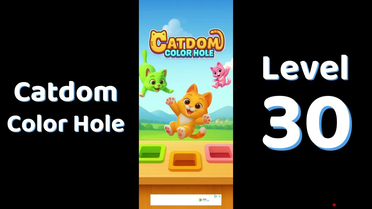 Catdom Level 30 walkthrough | Color Hole 🐱🕳️| Solutionguruji