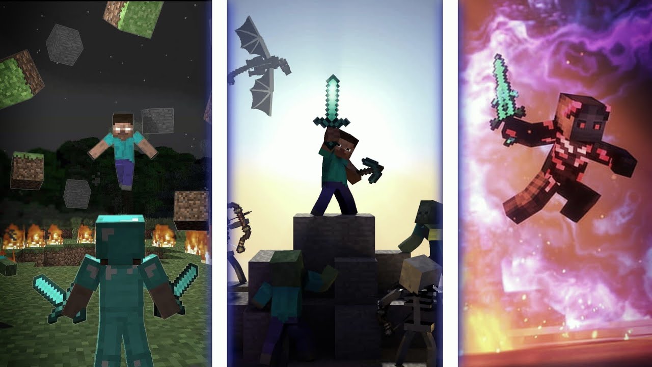 CRAZY MINECRAFT EDITS COMPILATION 🥶 | 🔥 - YouTube