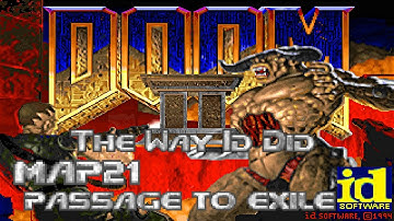 Doom 2 the Way id Did - Map21: Passage to Exile (100%) [DOSBox]