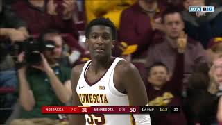 TV Highlights: Gopher Men's Basketball Trounces Huskers 107-75