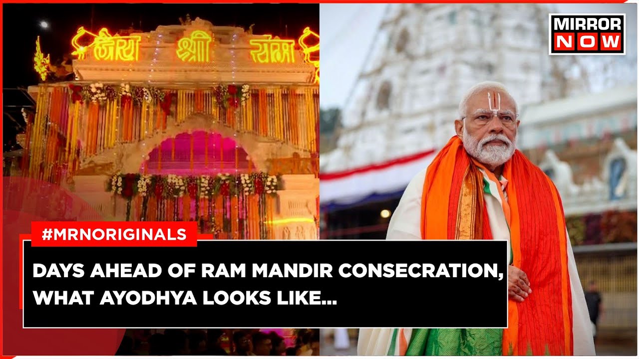 Ayodhya Ram Mandir: Ayodhya Decked Up Ahead Of PM Modi's Visit ...