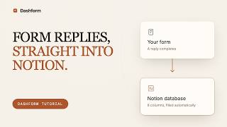 Details How to Send Form Responses to Notion Automatically | Dashform Tutorial Guide