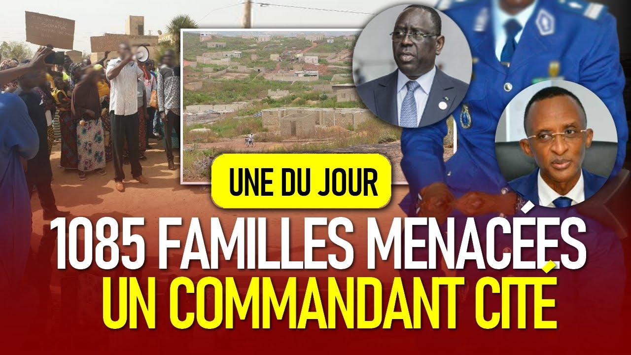 Une du jour : Conflit Foncier 1085 familles contre un gendarme à Tivaoune Peulh