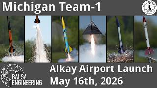 Michigan Team-1 Rocket Launch: 2026-05-16