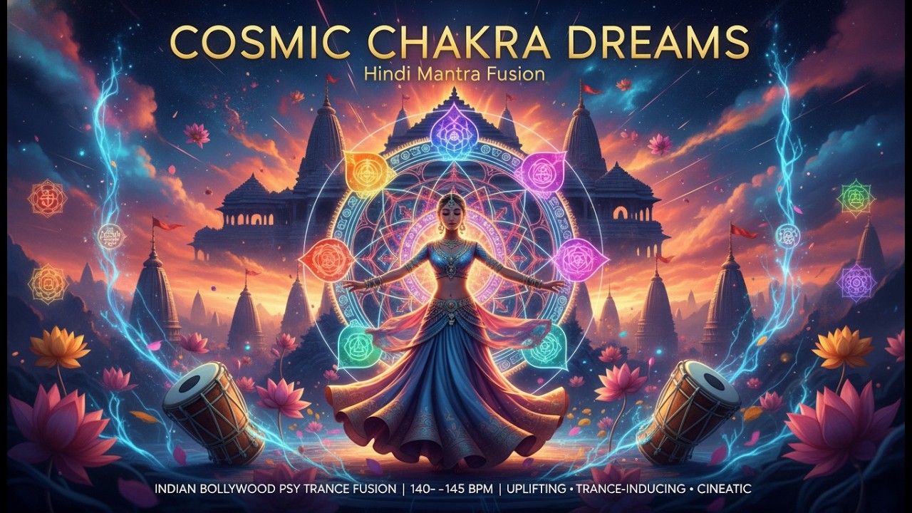 Indian Bollywood Psy Trance 🔱 Spiritual Festival Trance | Divine Mantra Vibes  140–145 BPM