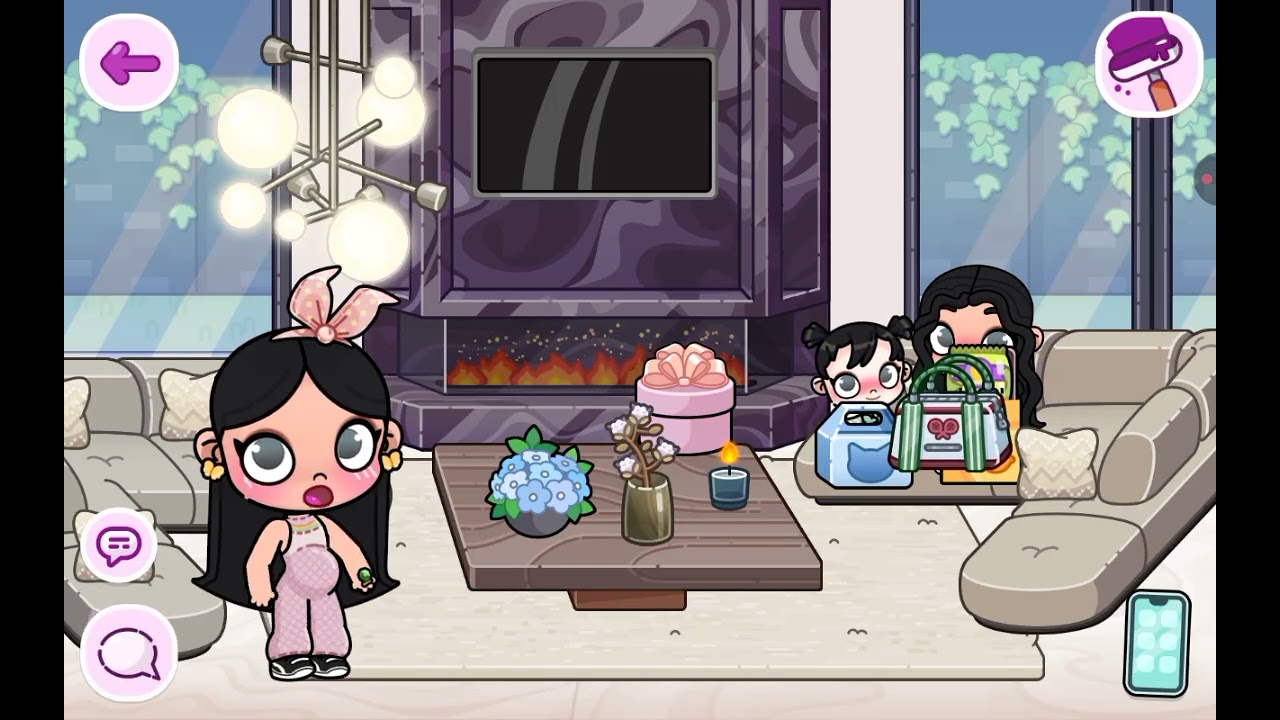 24 horas en mi habitación en Avatar world con mi niñas