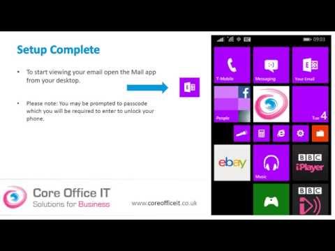 Set up Microsoft Office 365 on your Microsoft Windows mobile phone