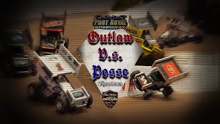 Outlaw V.S. Posse Showdown | World Of Outlaws Stop Motion Sprint Car Series (Race 4) screenshot 4