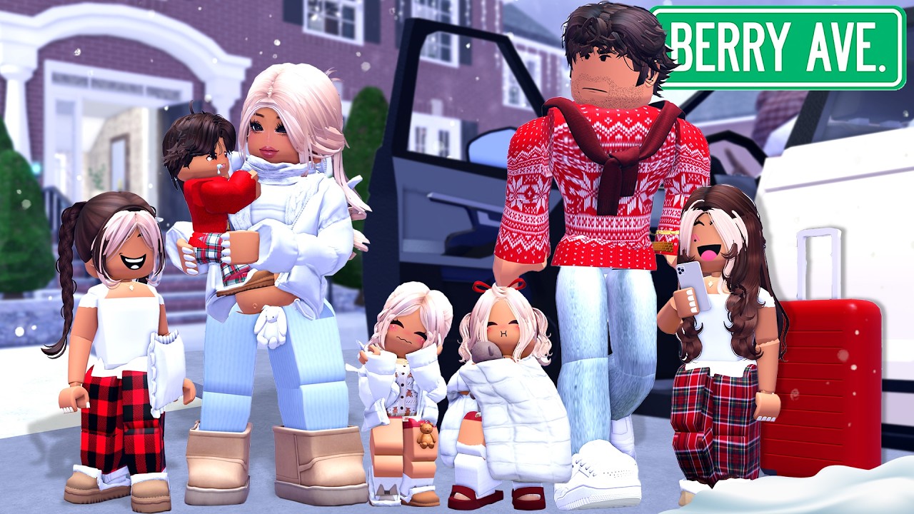 ЗИМНЕЕ СЕМЕЙНОЕ АВТОПУТЕШЕСТВИЕ! ХАОТИЧНАЯ ПОЕЗДКА К ДОМУ БАБУШКИ И ДЕДУШКИ *ГОЛОС* БЕРРИ-АВЕНЮ