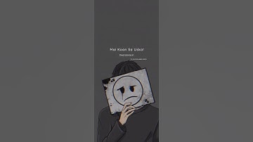 Uska Apna Hoon Status🥀 | Sad Shayari | Sad Status😥 | Broken Status💔 | #dearalone #shorts