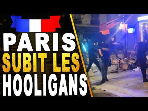 🇫🇷PARIS RETOURNÉE PAR LES JEUNES FANS DE FOOTBALL (coupe de France)